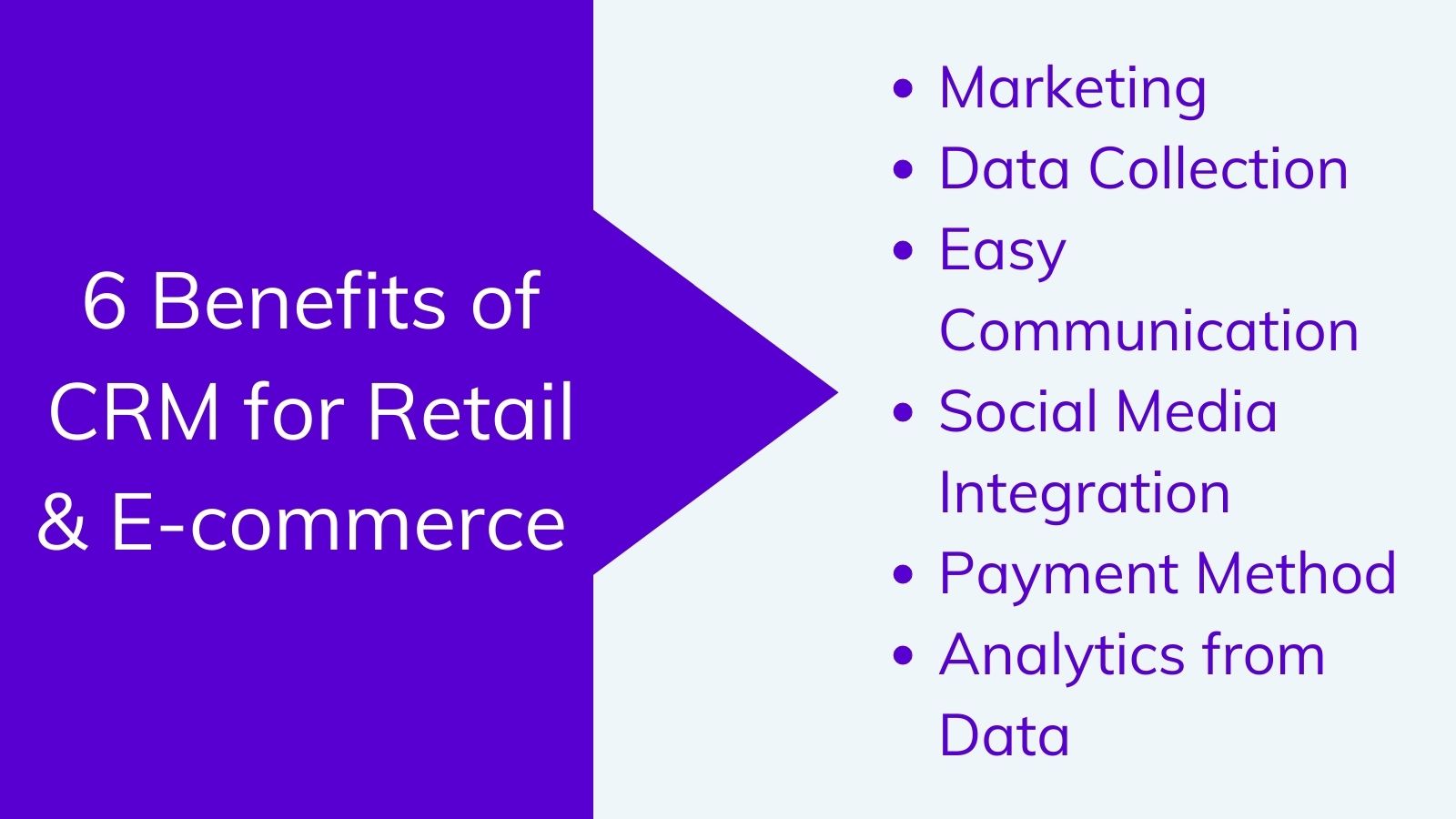 6 Benefits of CRM for Retail & E-commerce 